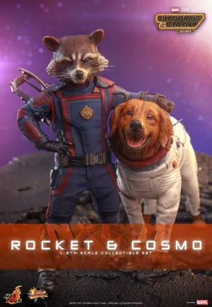 Hot Toys - MMS708 - Guardians of the Galaxy Vol 3 - 1/6th scale Rocket and Cosmo Collectible Set