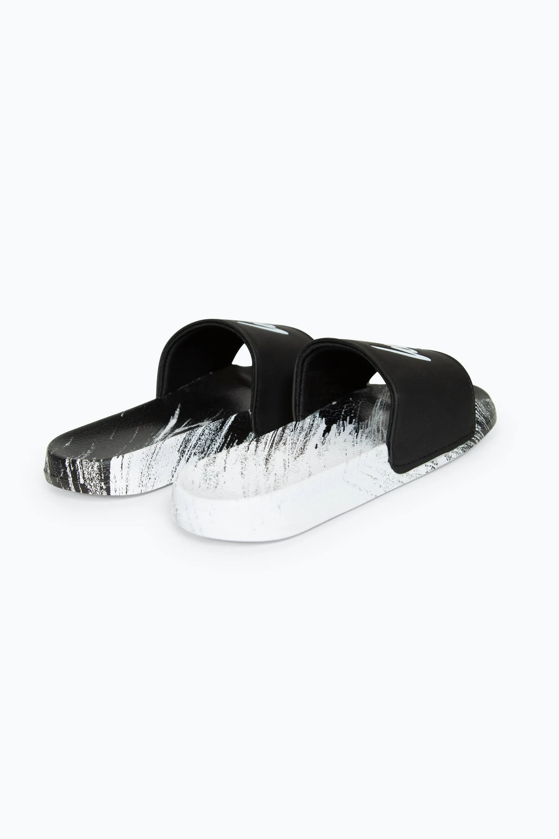 Hype Boys Multi Black Scratch Script Sliders