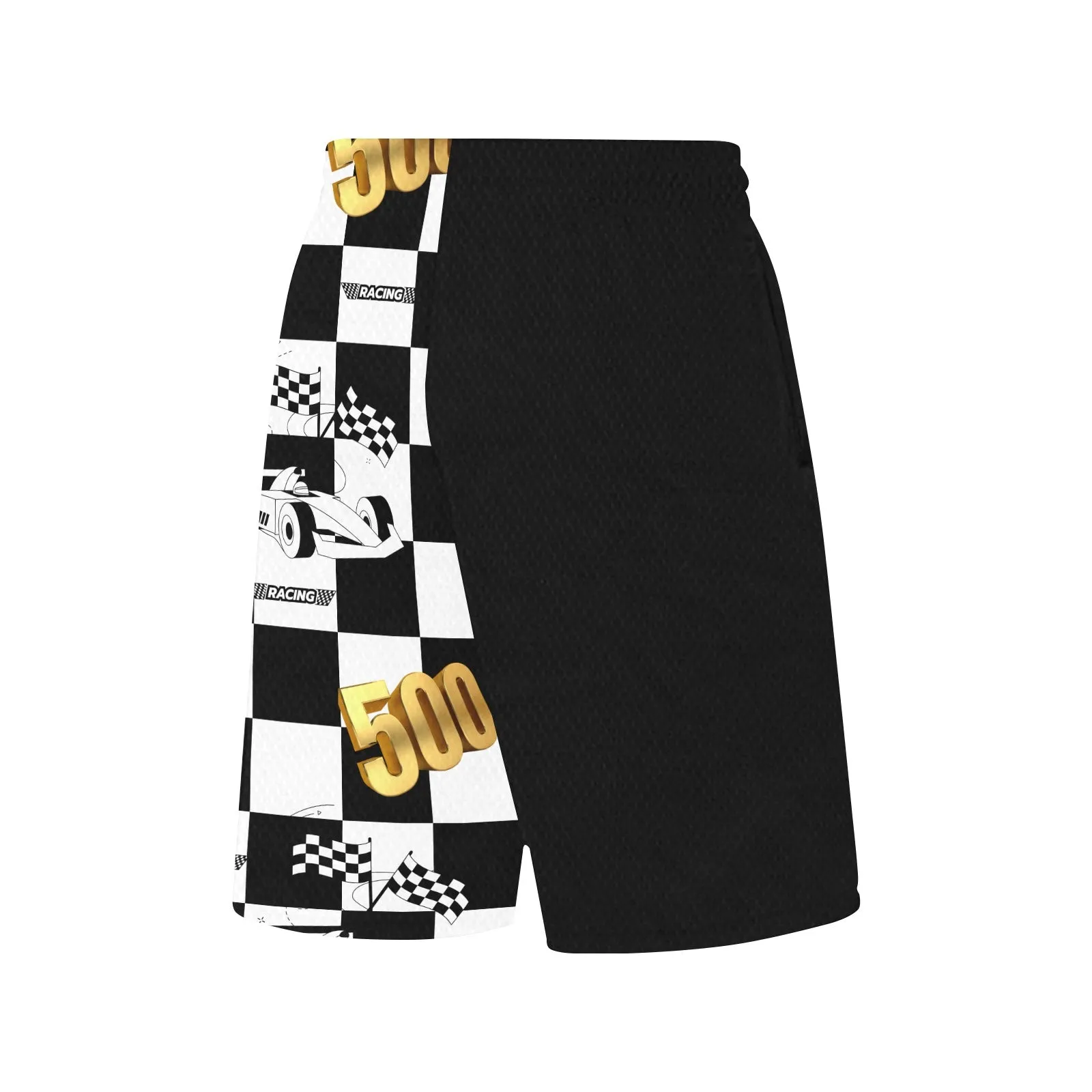 Indy 500 Block Basketball Shorts with Pockets