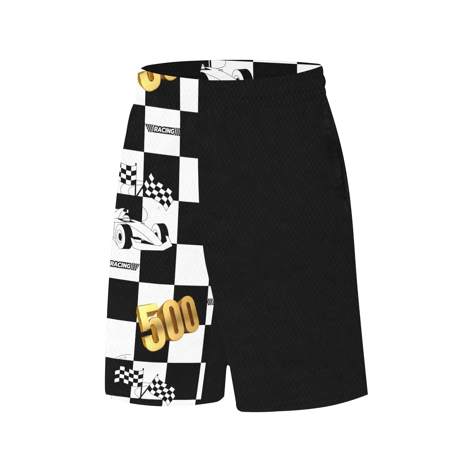 Indy 500 Block Basketball Shorts with Pockets