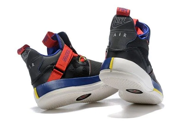 Jordan XXXIII Future of Flight Navy Blue Black Red Men's Basketball Sneakers