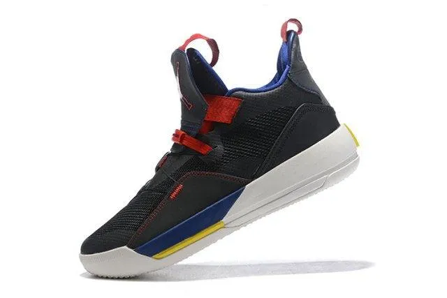 Jordan XXXIII Future of Flight Navy Blue Black Red Men's Basketball Sneakers