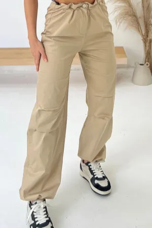 Karina sand cargo trousers