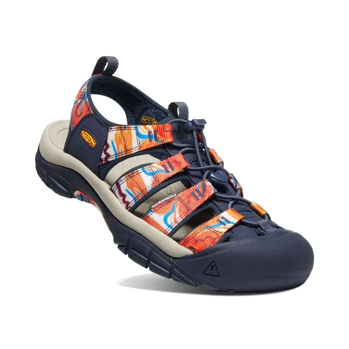 Keen Men's Newport H2 x Outdoor Afro Sandal - Groovy Orange/Navy