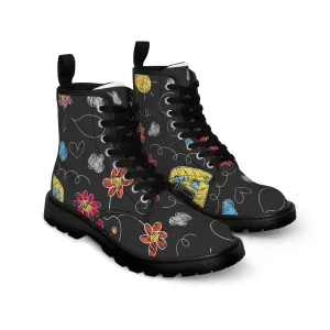 Kids Doodle Playground - Inovax Men's Canvas Boots