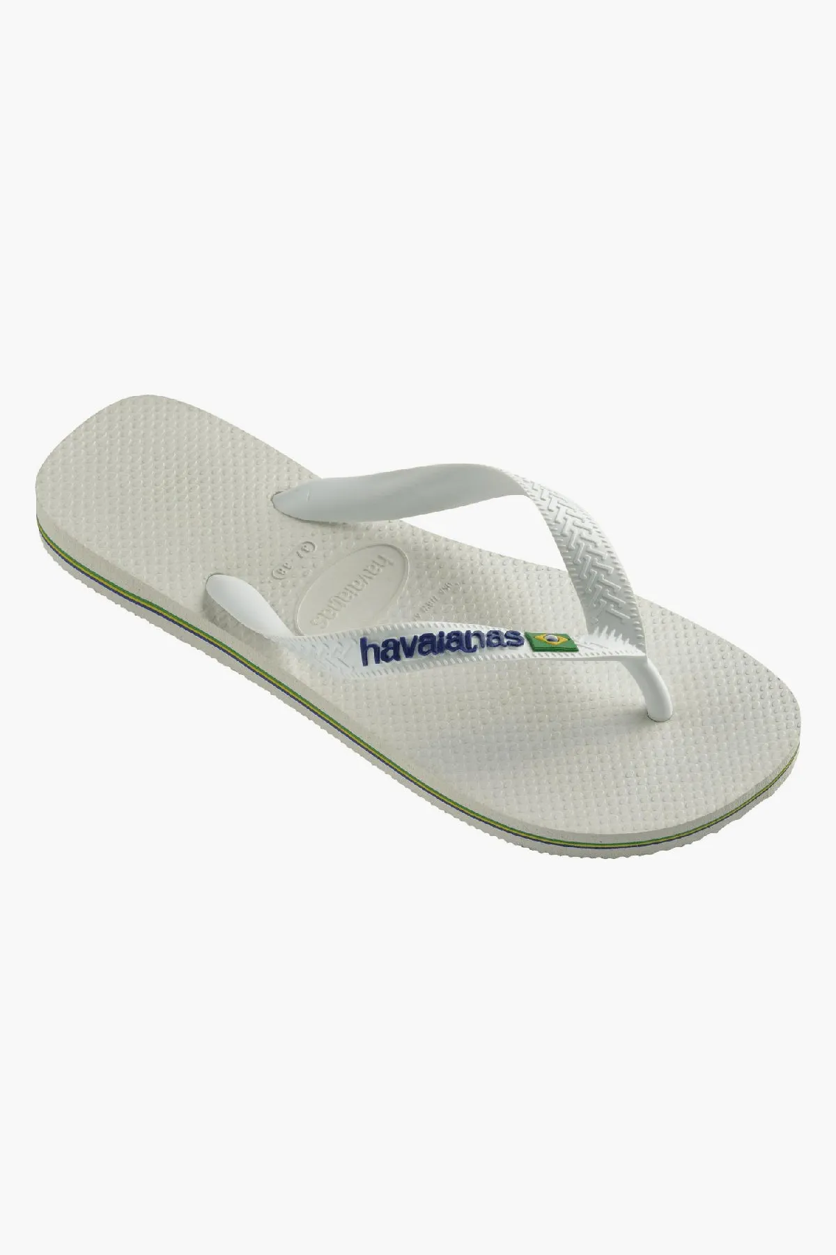 Kids Flip Flops Havaianas Brazil White