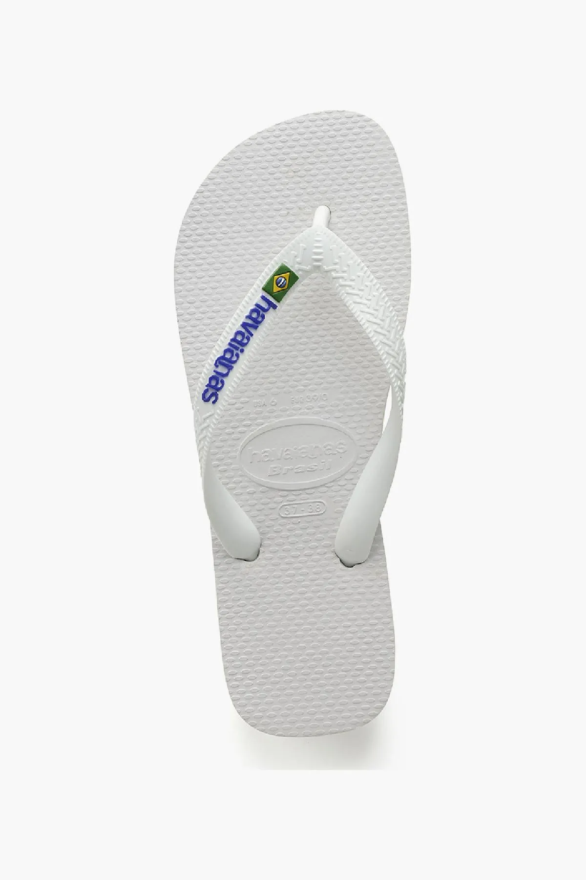 Kids Flip Flops Havaianas Brazil White