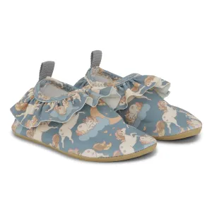 Konges Sloejd Manuca Frill Swim Shoes Unicorn blue