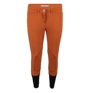 LADIES HEAVY WEIGHT MICROFIBRE BREECHES BY ANIMO. MOD. NAPOLI/07 ANIMO - COLOUR: PUMPKIN