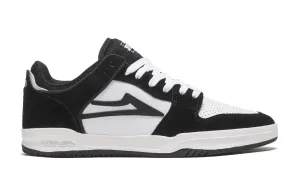 LAKAI Telford Low Shoes Black/White Suede