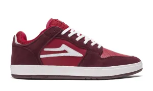 LAKAI Telford Low Shoes Burgundy/Cardinal Suede