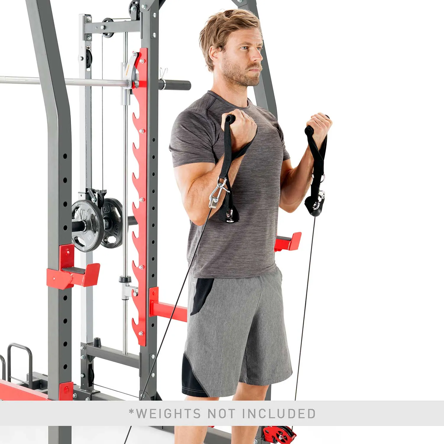 Marcy Pro Smith Machine Home Gym Training System Cage | SM-4903