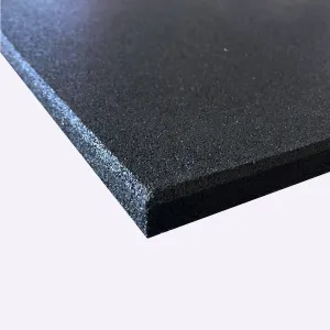 MORGAN COMMERCIAL GRADE COMPRESSED RUBBER FLOOR TILES (1m x 1m x 15mm)