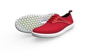 Narrow Urban Flex Sneakers - Red