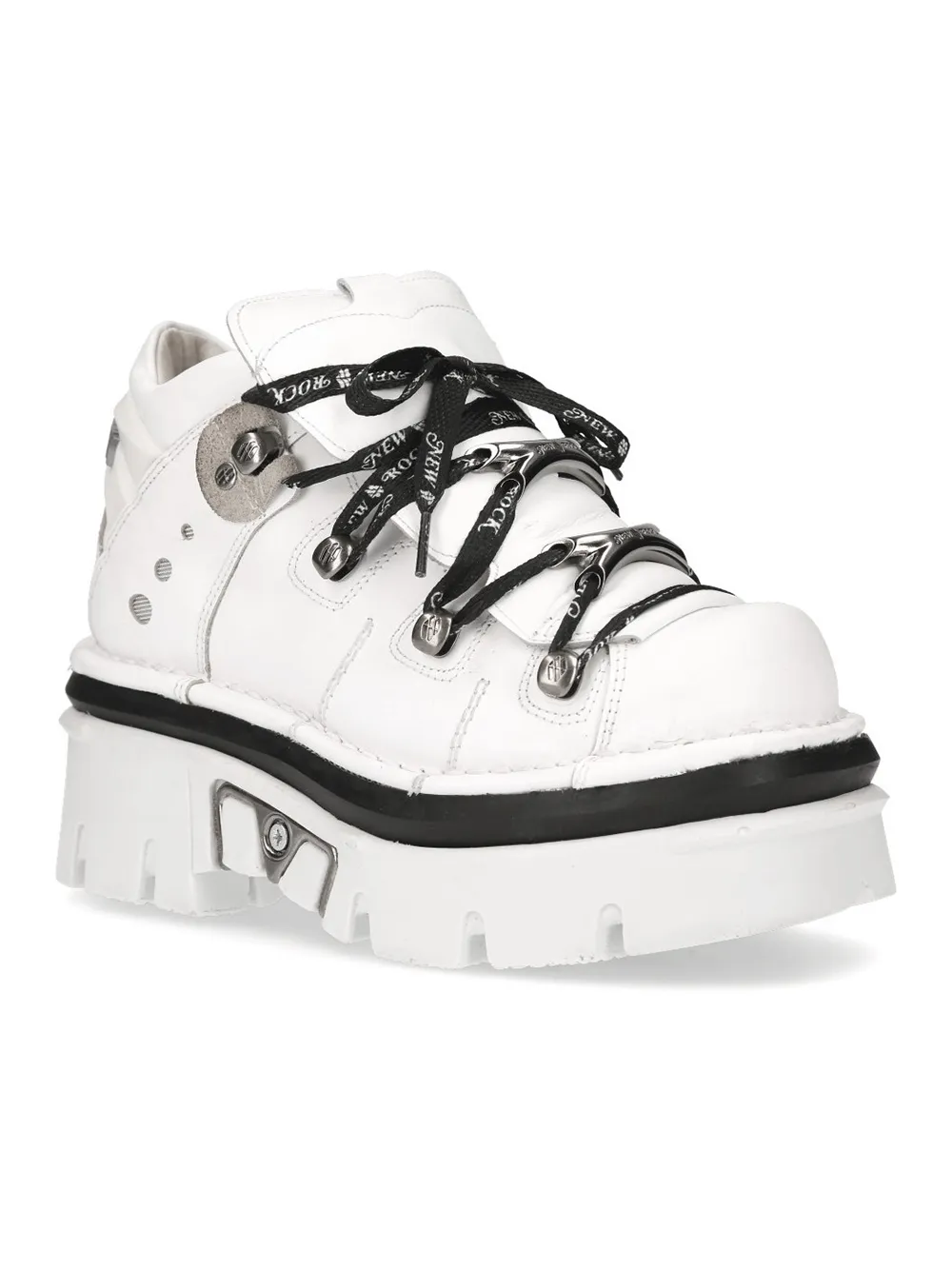 NEW ROCK Gothic Punk Platform Sneakers with Black Laces