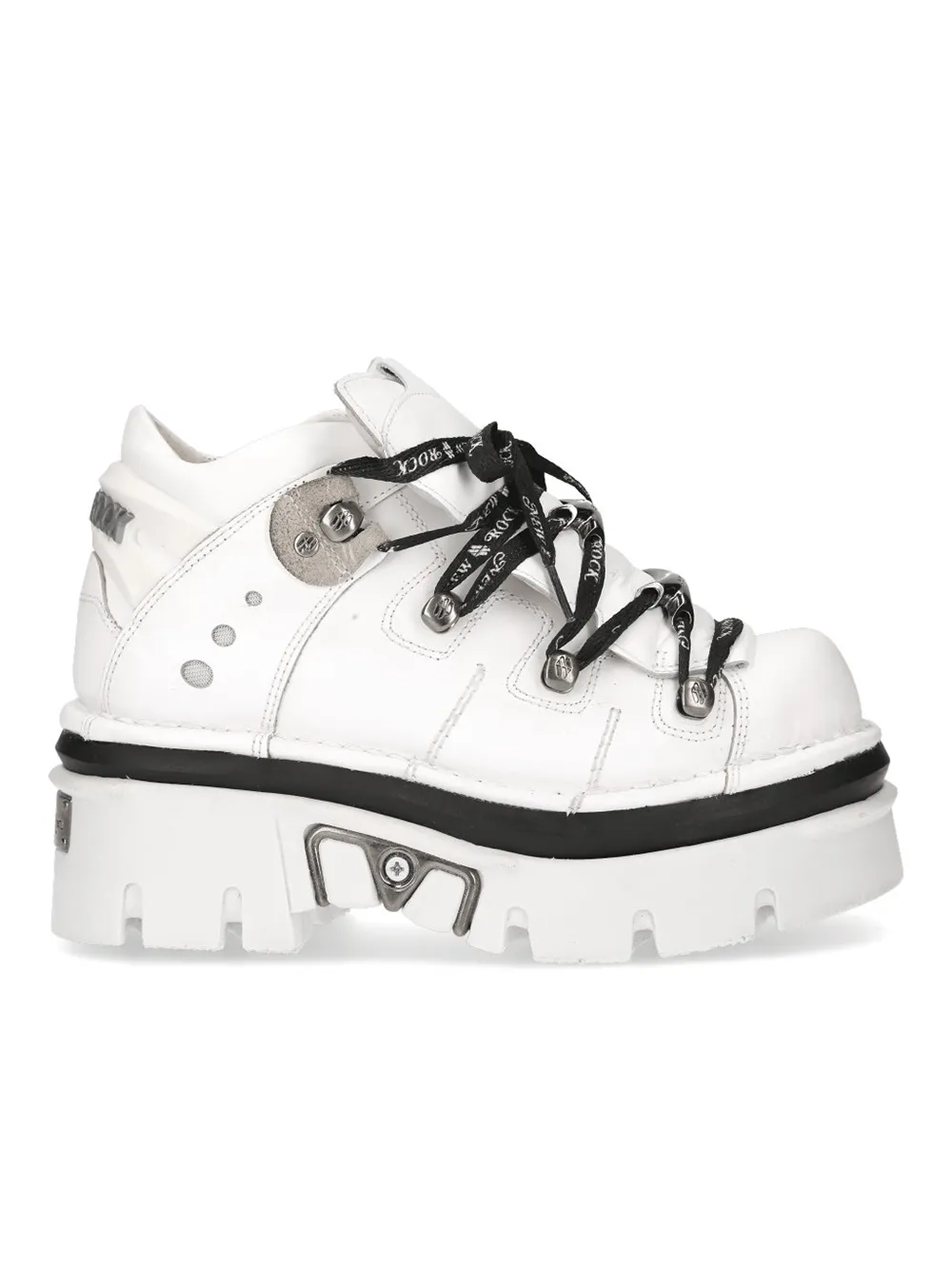 NEW ROCK Gothic Punk Platform Sneakers with Black Laces