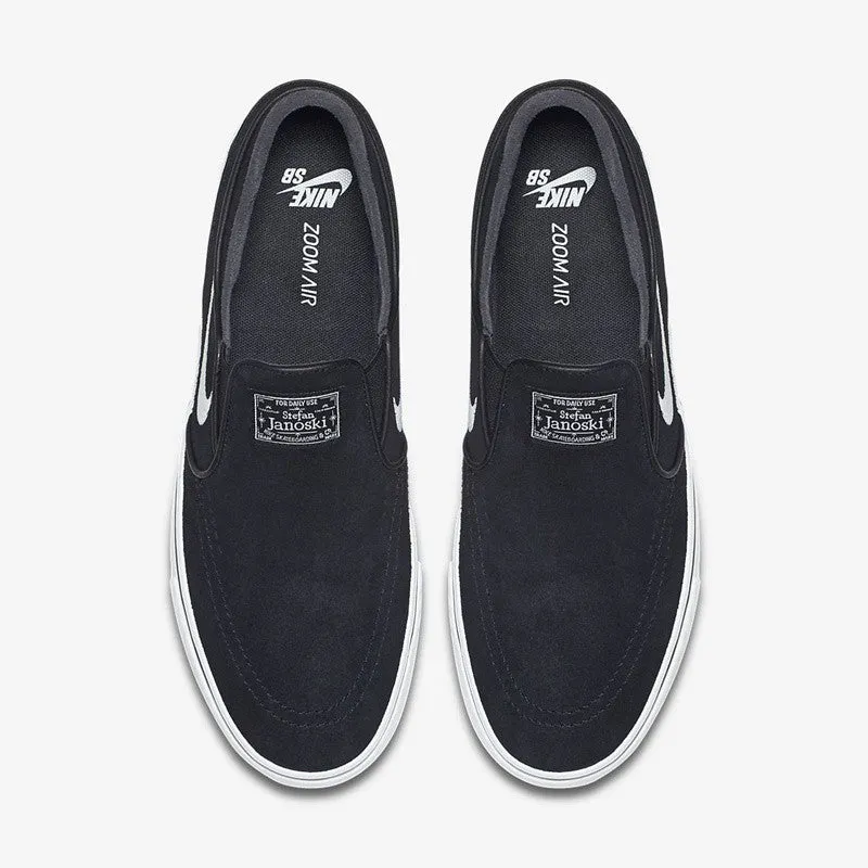 Nike Shoes SB Zoom Stefan Janoski Slip-On - Black/White