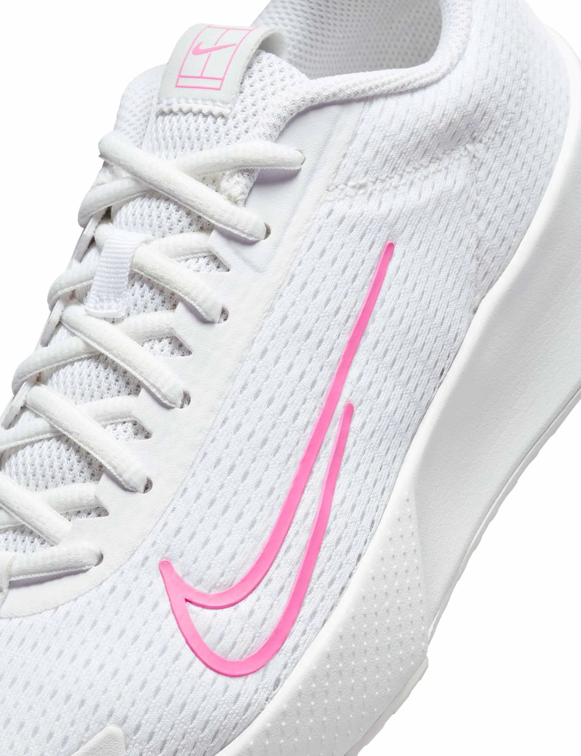 NikeCourt Vapor Lite 2 Shoes - White/Playful Pink