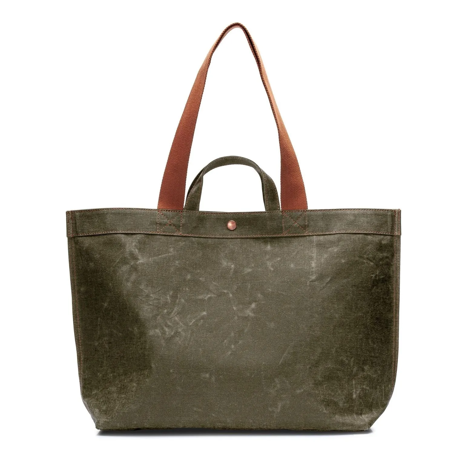 No. 204 Large Tote Moss (REVERSIBLE)