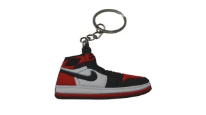 Novelty Sneaker Keyring Stocking Filler J1CWBR Jordan 1  Chicago White Black Red