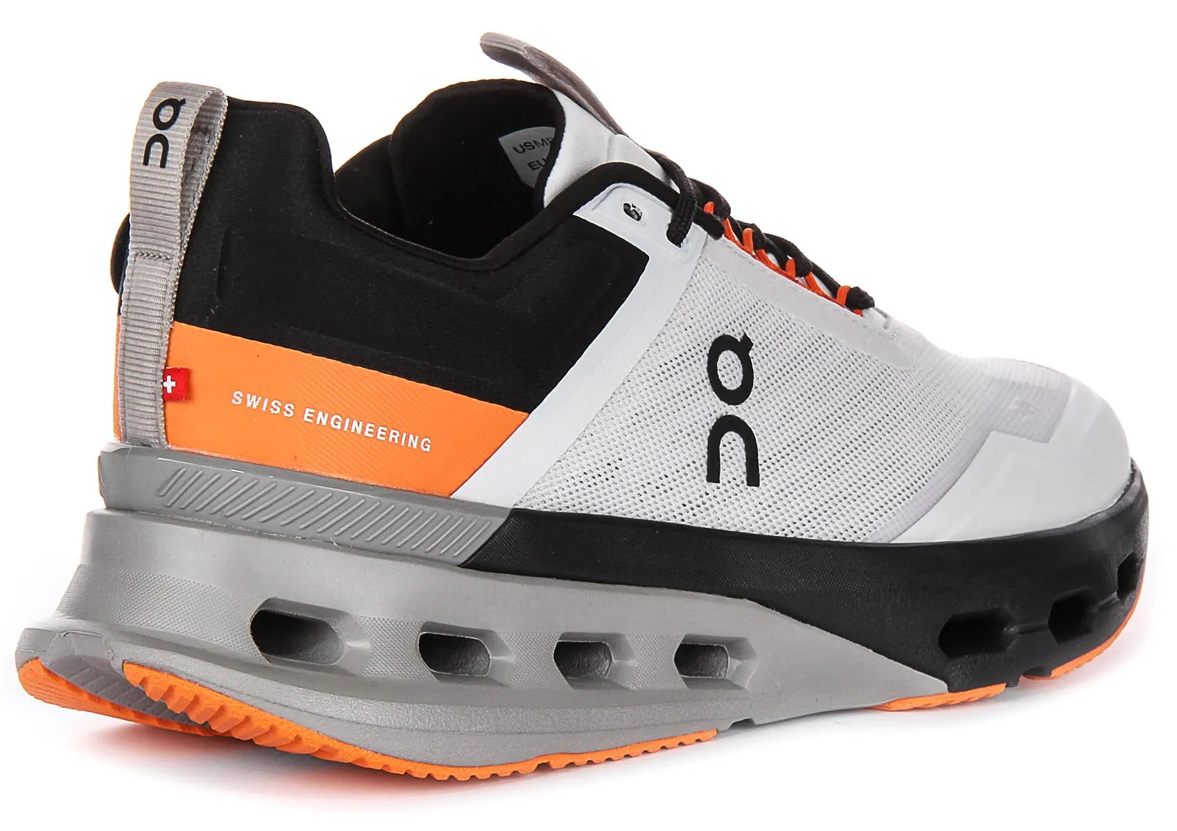 On Running Cloudnova X In Grey Orange For Men