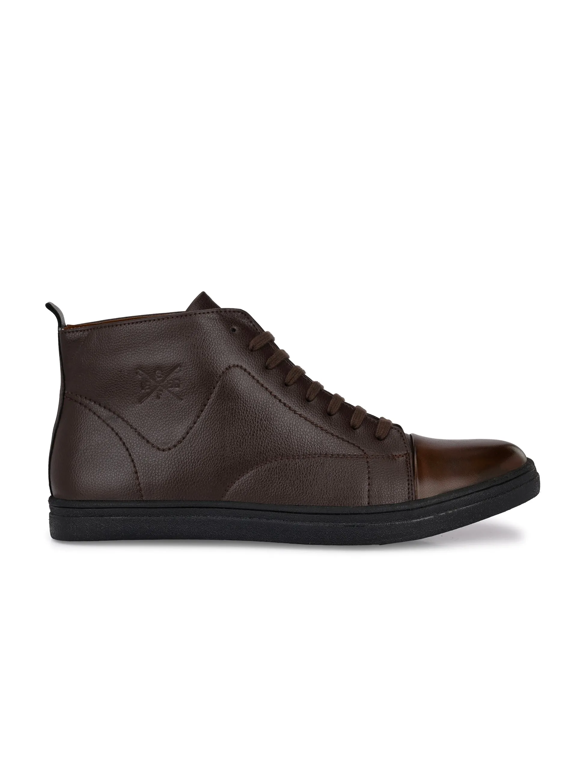 Phoenix Brown Mid-Ankle Sneakers