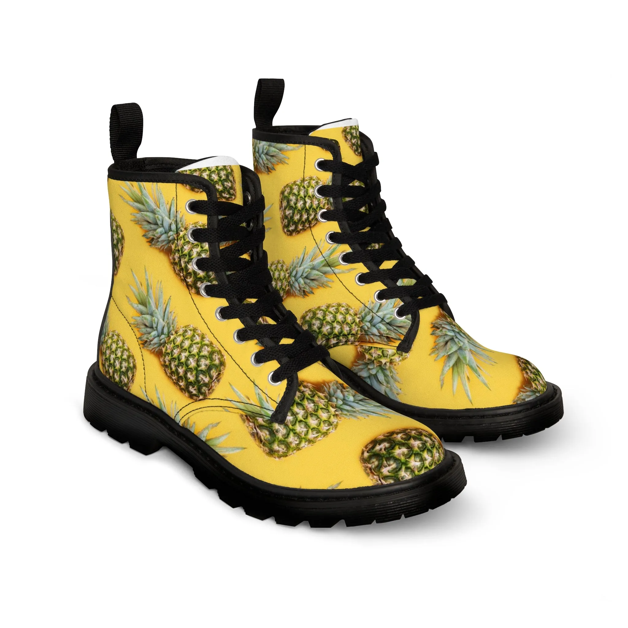 Pineapple - Inovax Woman's Canvas Boots