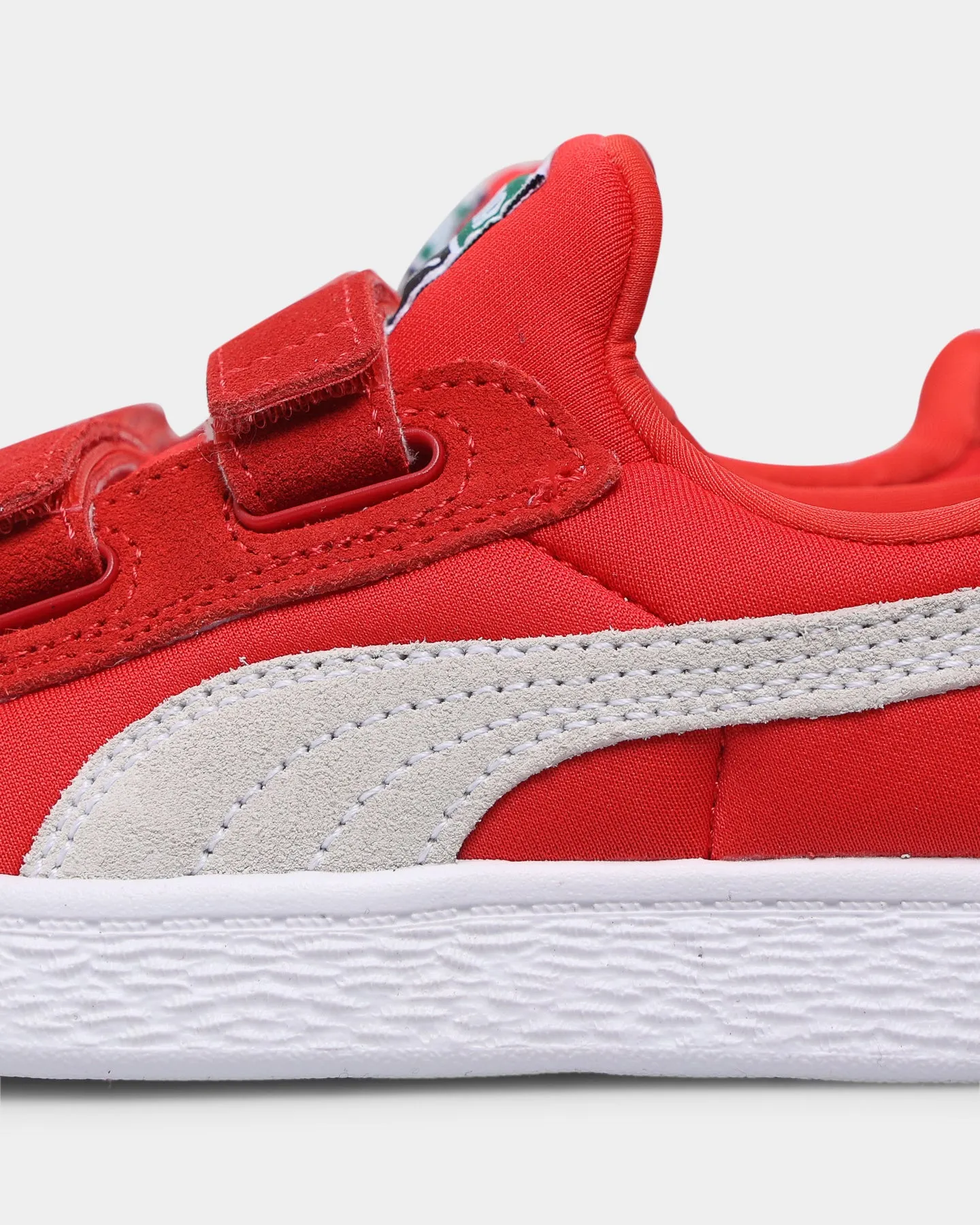 Puma Infant Suede Light Flex High Risk Red/Puma White