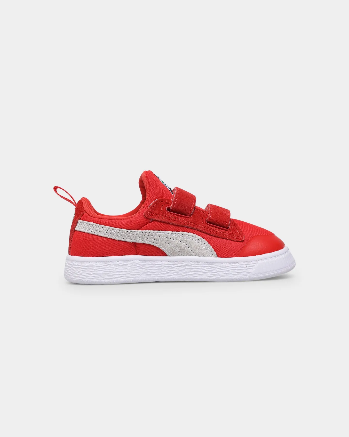 Puma Infant Suede Light Flex High Risk Red/Puma White