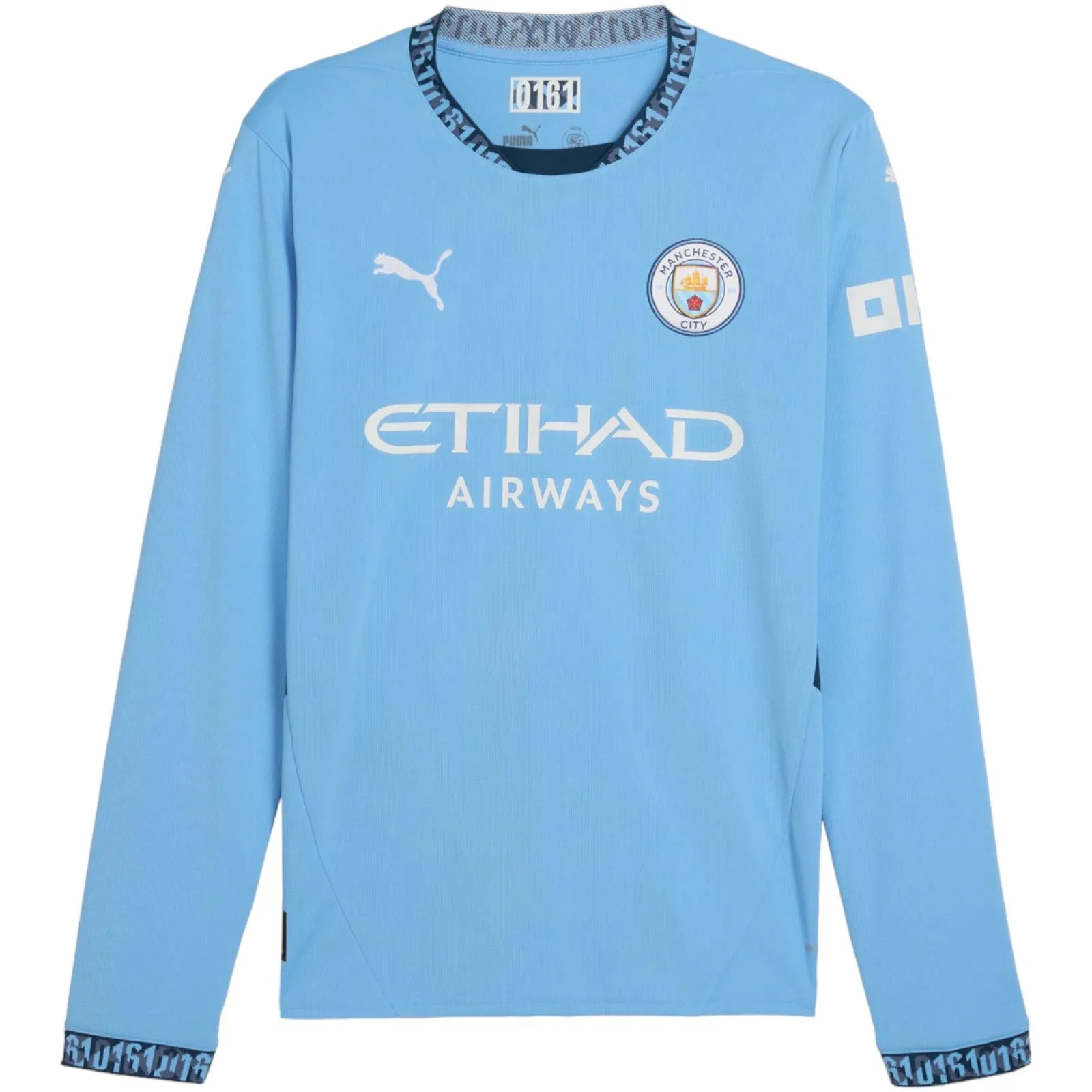 Puma Manchester City Football Club 2024/25 Long Sleeved Home Jersey