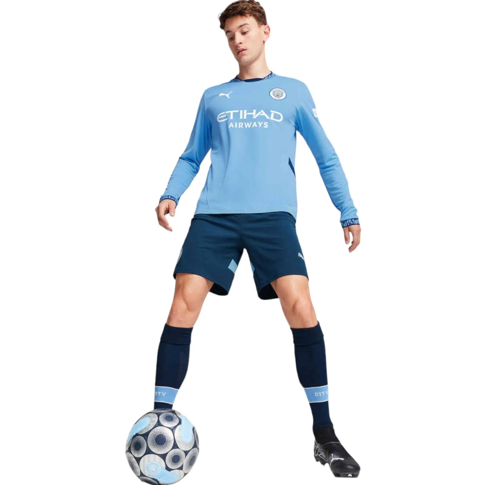 Puma Manchester City Football Club 2024/25 Long Sleeved Home Jersey