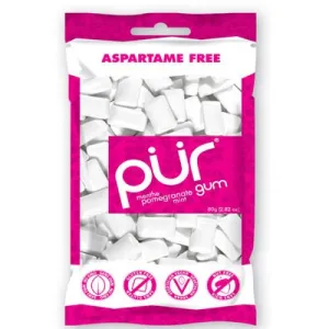 PUR Gum Pomegranate Mint 77g