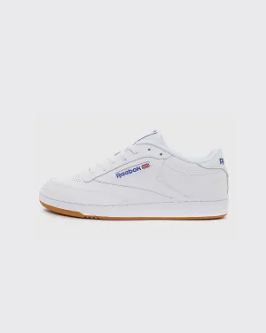 Reebok Club C 85 Shoe - White/Royal