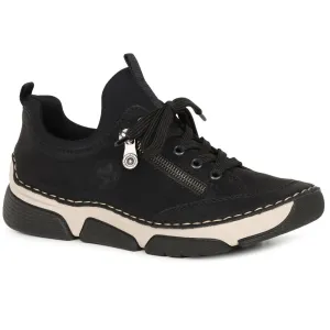 Rieker Womens Trainer 45973-00 Black/Black