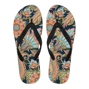 Romantic Paisley Women's Flip Flops