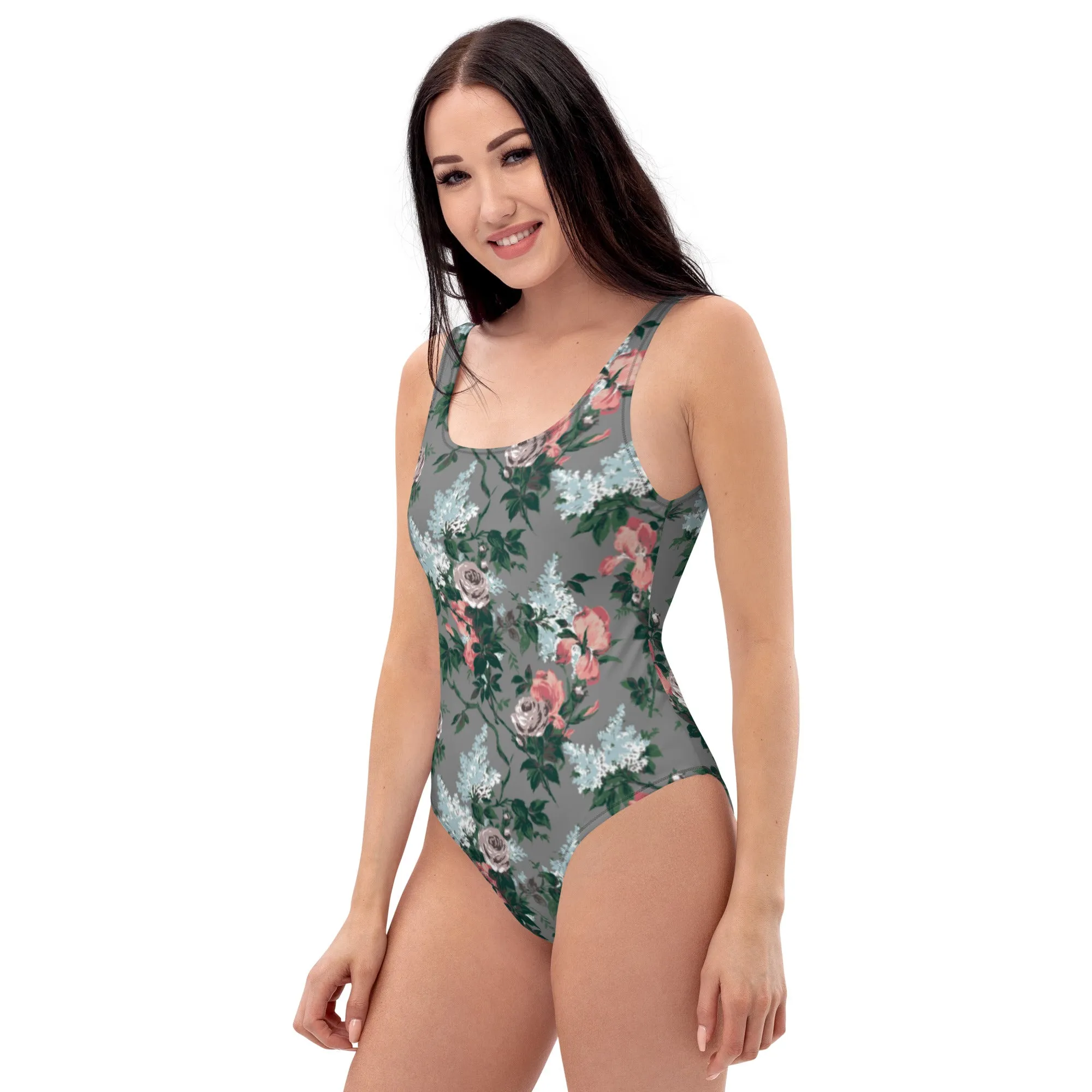 Rory J'Adore Bella Roses One-Piece Swimsuit | Pinup Couture Swim