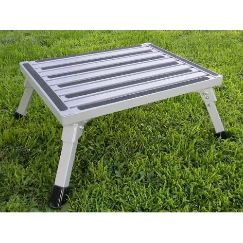 RV Heavy Duty Steel Folding Step 250kg Weight Limit