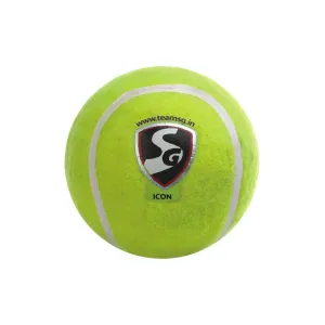 SG Icon Yellow Heavy Weight Cricket Ball Tennis Pack of 6