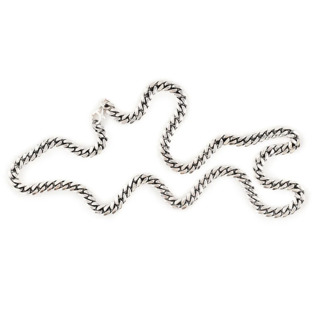 Silver Curb Chain