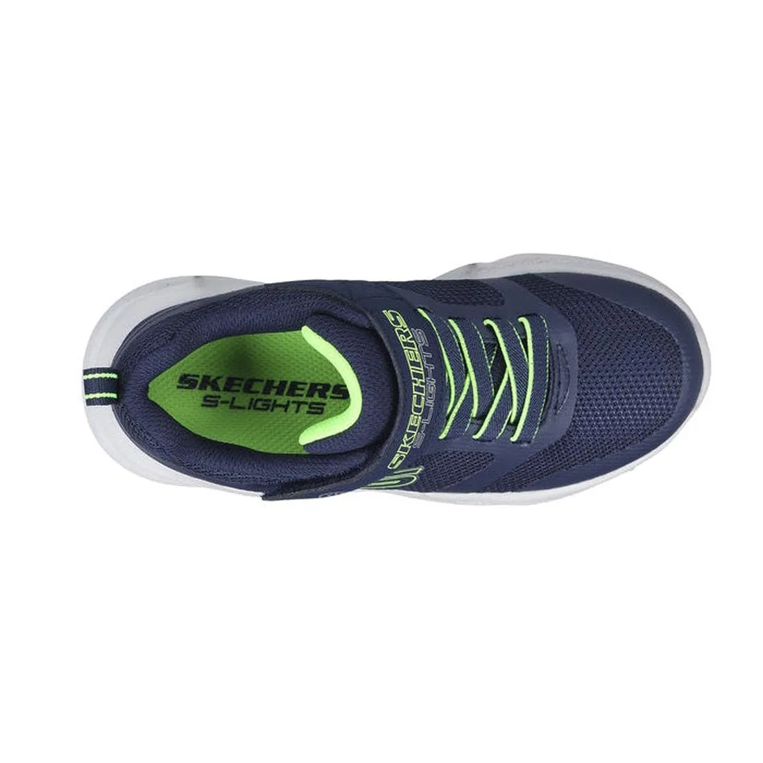 Skechers Boys Light Ups SLights Meteor Lights Navy