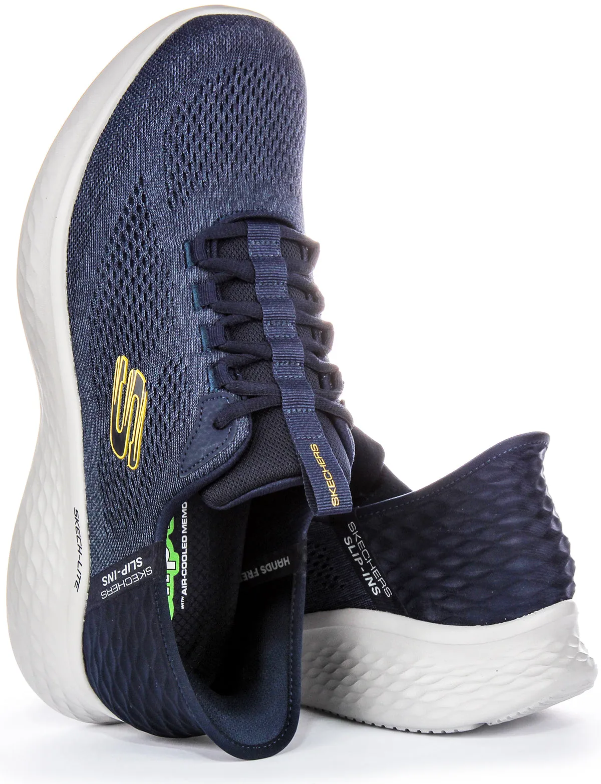 Skechers Skech Lite Pro In Navy Yellow For Men