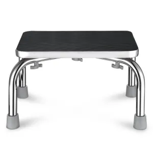 TheLAShop Chrome Steel Step Stool - 16"x13"x9"