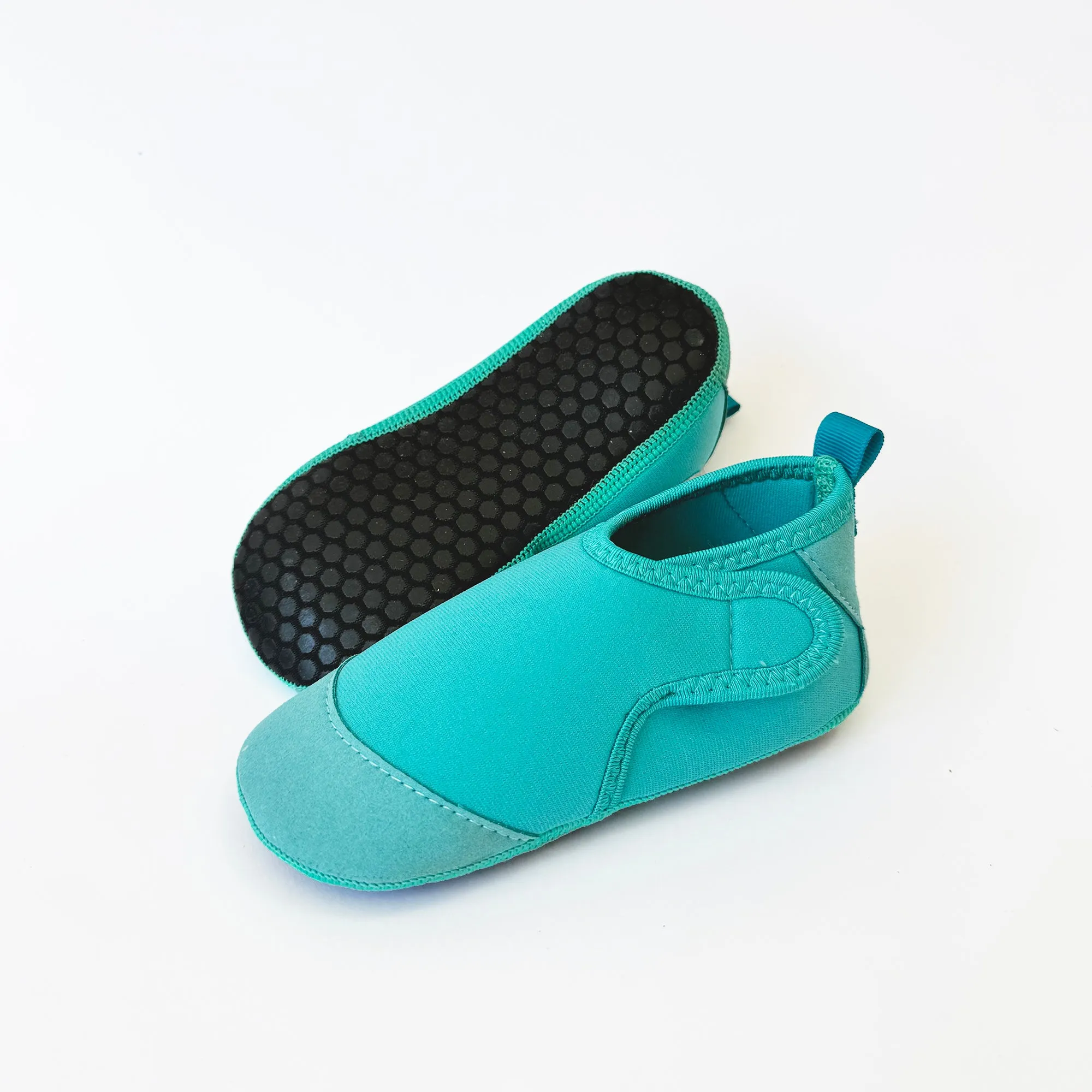 Toddler Aqua Socks - The Ultimate Soft Swim Shoe for the Pool & Beach - Aquamarine