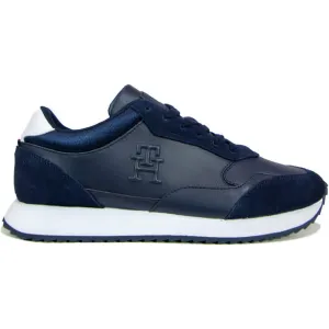 Tommy Hilfiger Mens Trainer Runner Evo Desert Sky