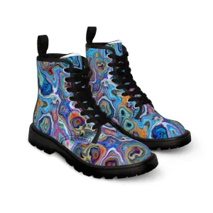 Trippy Liquid - Inovax Men's Canvas Boots