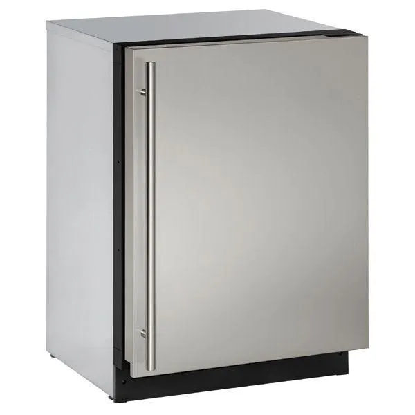 U-Line U2224RS00B 2224r 24" Refrigerator With Stainless Solid Finish and Field Reversible Door Swing (115 V/60 Hz)