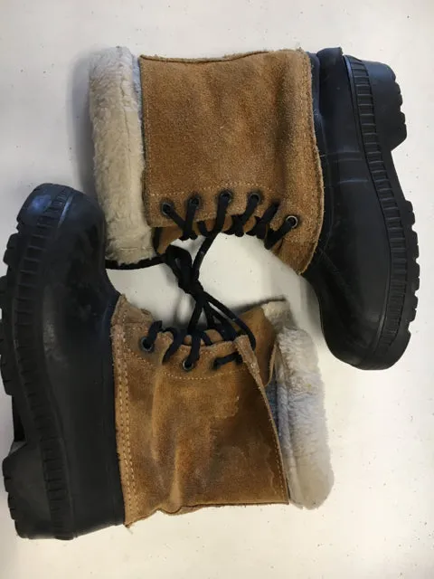 Used Unbranded Brown/Black Kids Size Specific 1 Boots