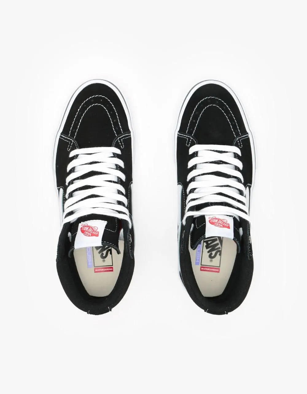 Vans Skate Sk8-Hi Shoes - Black/White