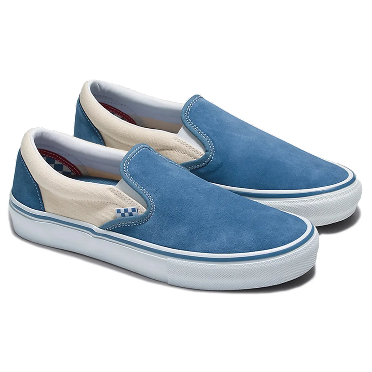 Vans Skate Slip-On - Light Navy/Cream