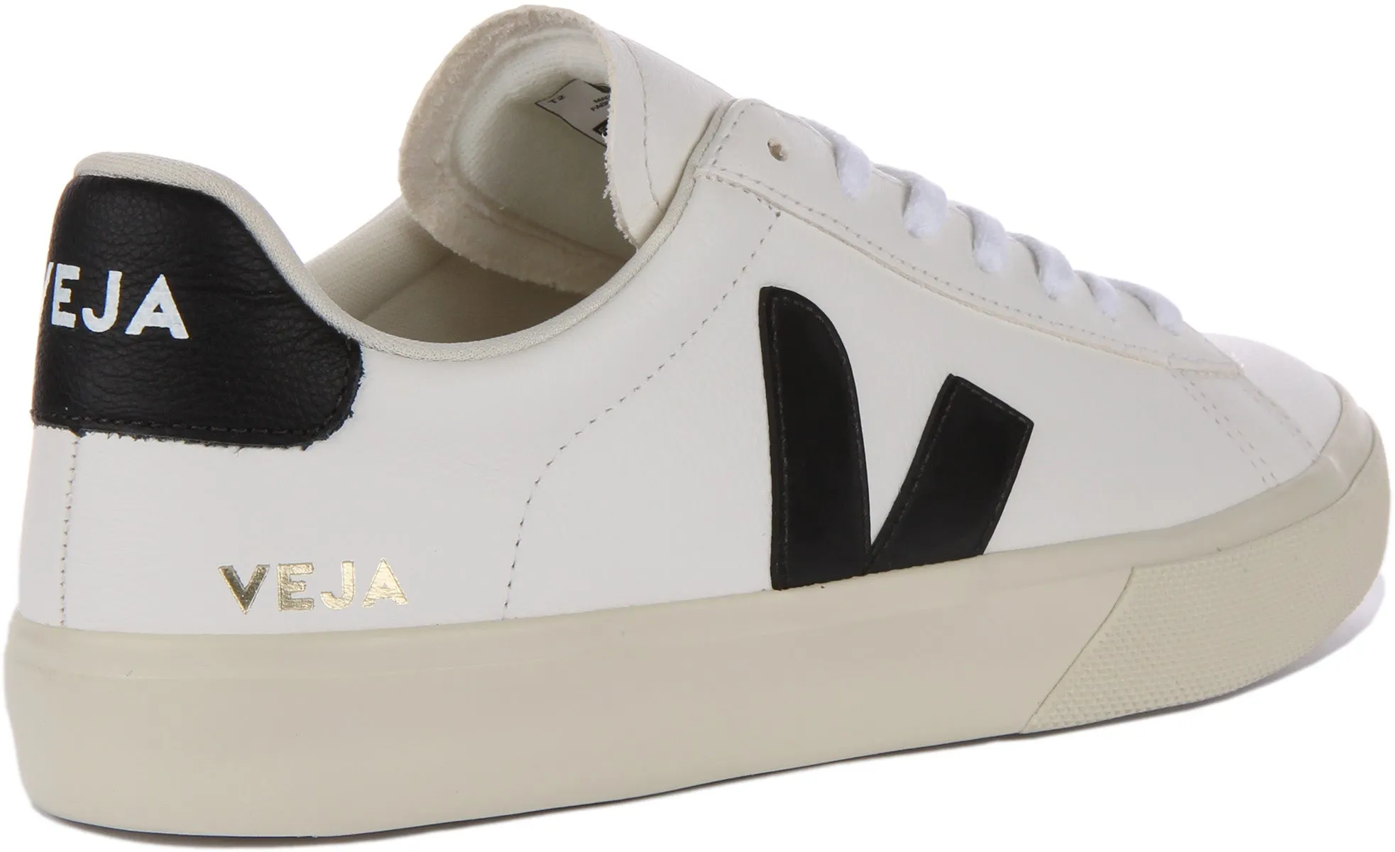 Veja Campo Chromefree In White Black For Men